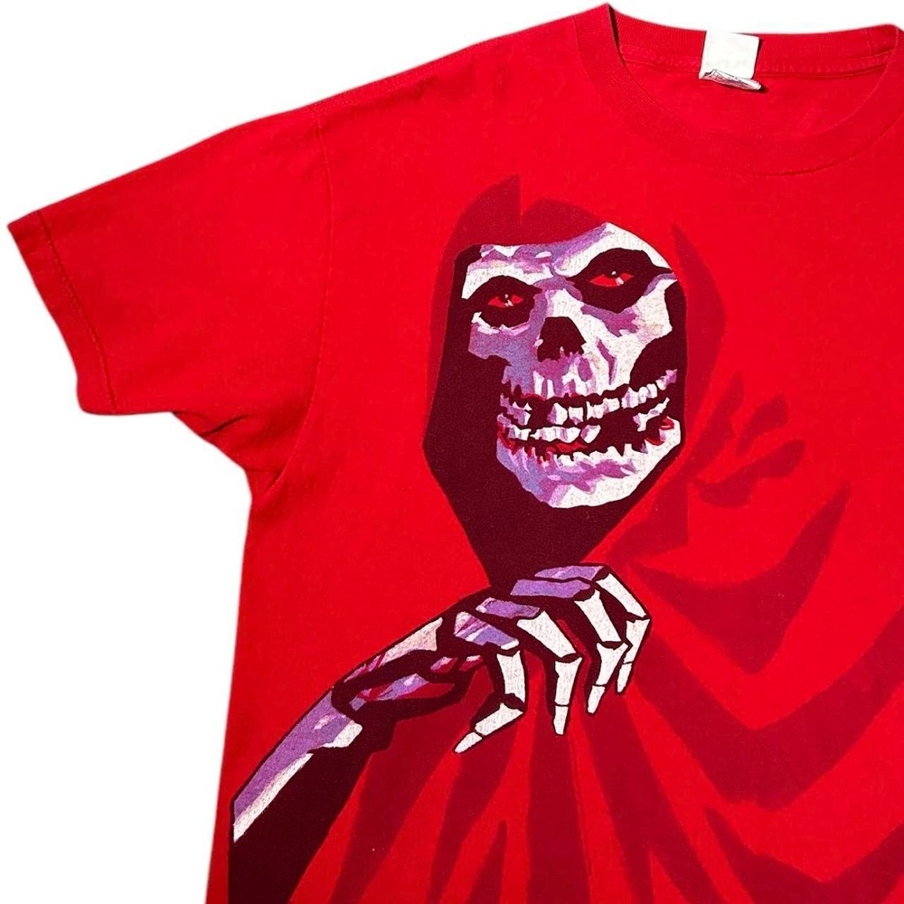 Vintage 2000s Misfits Crimson Ghost Punk Rock Band T Shirt Red